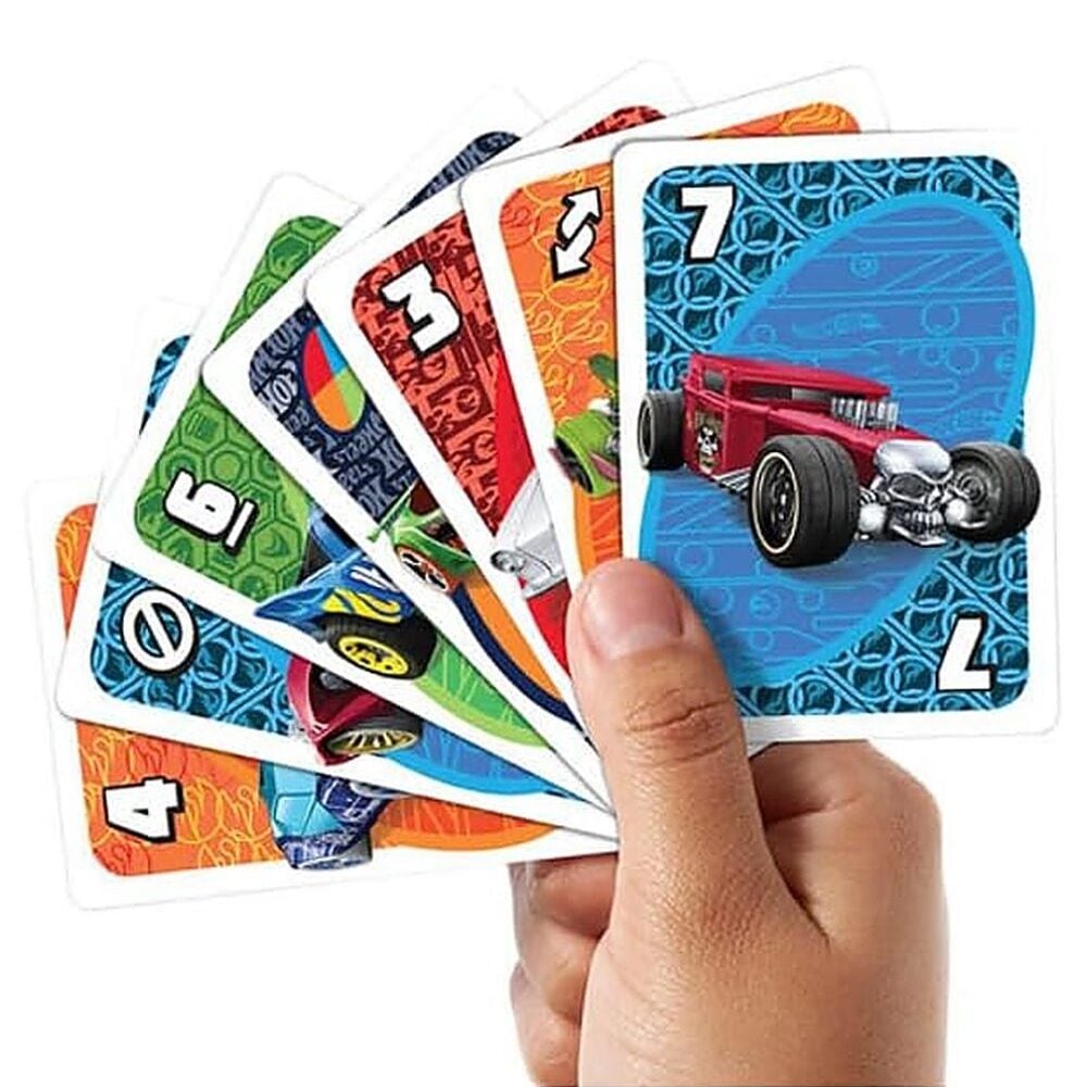 Juego cartas UNO Hot Wheels