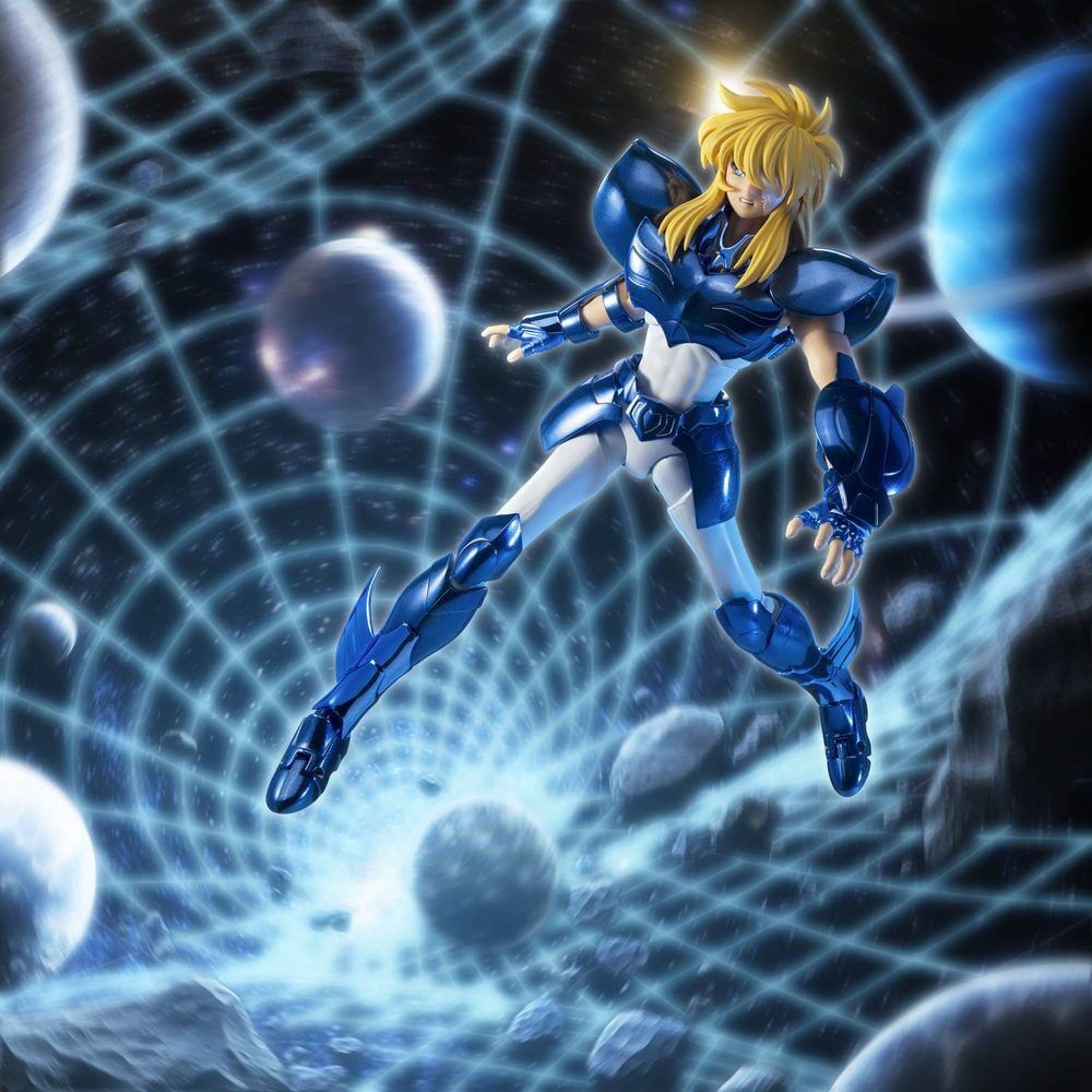 Figura Cygnus Hyoga Final Bronze Cloth Original Color Edition Saint Cloth Myth EX Saint Seiya 17cm