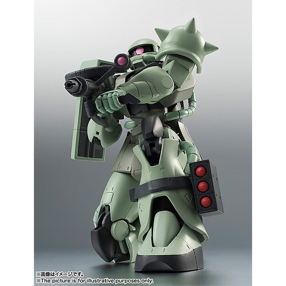 Figura MS 06 Zaku ver ANIME Reissue Robot Spirits Mobile Suit Gundam 12,5cm