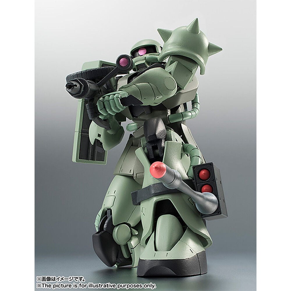 Figura MS 06 Zaku ver ANIME Reissue Robot Spirits Mobile Suit Gundam 12,5cm