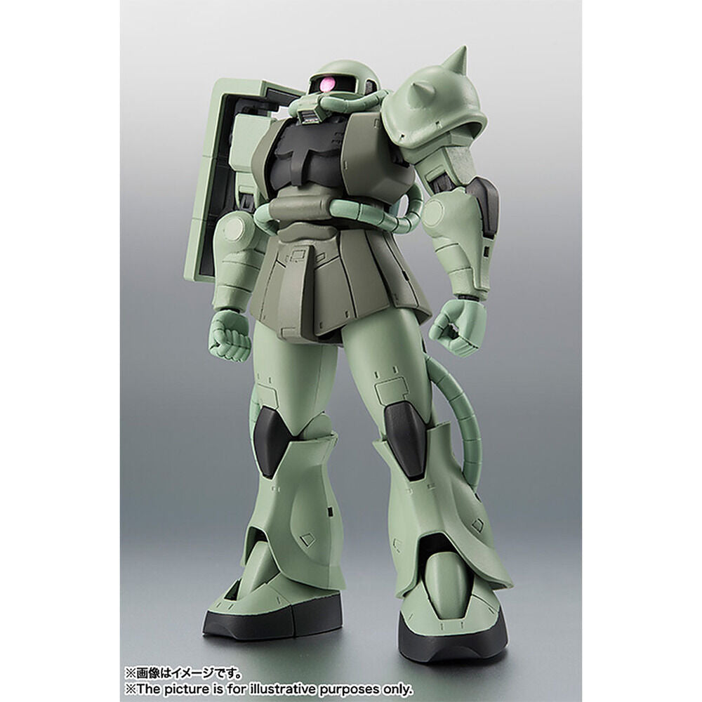 Figura MS 06 Zaku ver ANIME Reissue Robot Spirits Mobile Suit Gundam 12,5cm