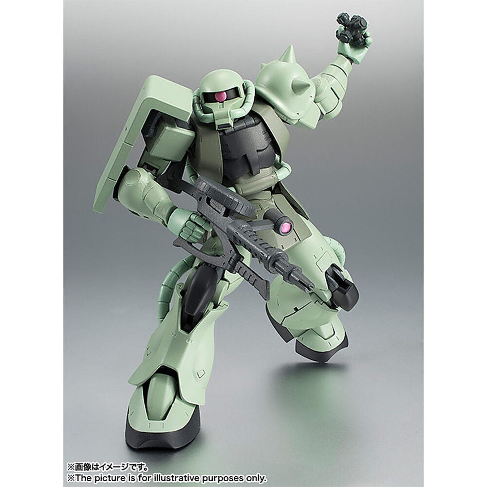 Figura MS 06 Zaku ver ANIME Reissue Robot Spirits Mobile Suit Gundam 12,5cm