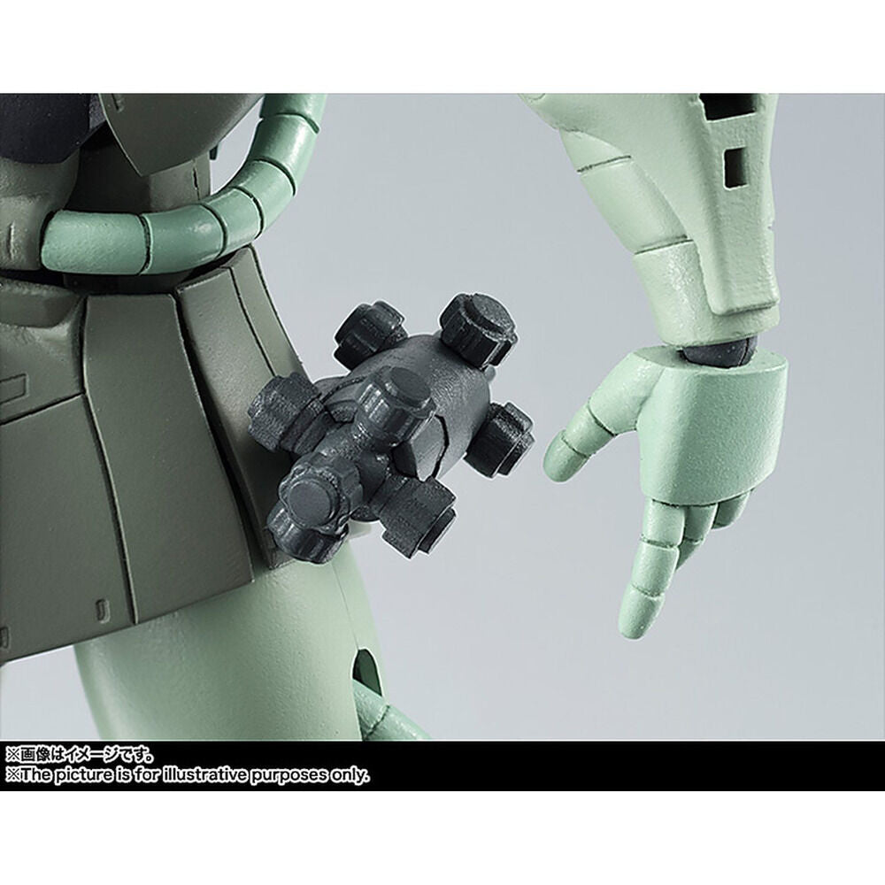 Figura MS 06 Zaku ver ANIME Reissue Robot Spirits Mobile Suit Gundam 12,5cm