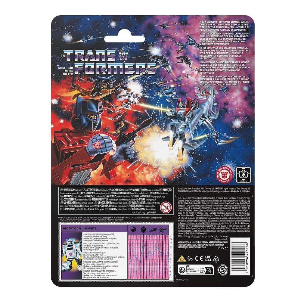 Figura Decepticon Bugbite More Than Meeets The Eye Transformers 10cm