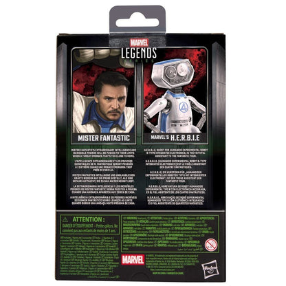 Figura Mister Fantastic and Marvels H.E.R.B.I.E Avengers Doomsday Marvel Legends Series 15cm