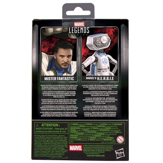 Figura Mister Fantastic and Marvels H.E.R.B.I.E Avengers Doomsday Marvel Legends Series 15cm