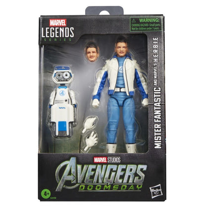 Figura Mister Fantastic and Marvels H.E.R.B.I.E Avengers Doomsday Marvel Legends Series 15cm