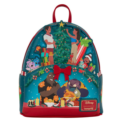 Mochila Lilo & Stitch Holiday Stitch Disney Loungefly 26cm