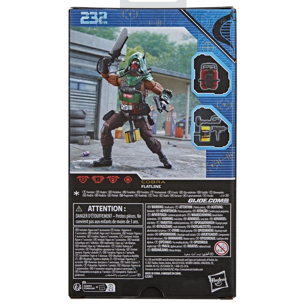 Figura Flatline G.I. Joe Classified Series 15cm