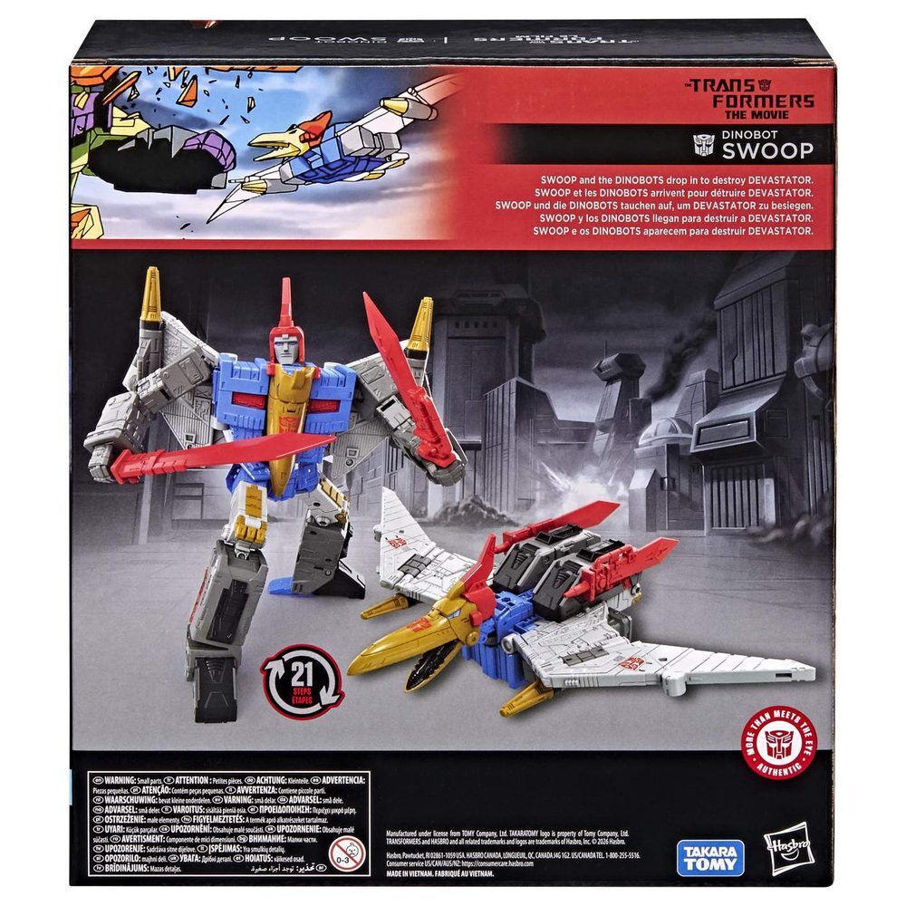 Figura Dinobot Swoop Transformers The Movie 21cm