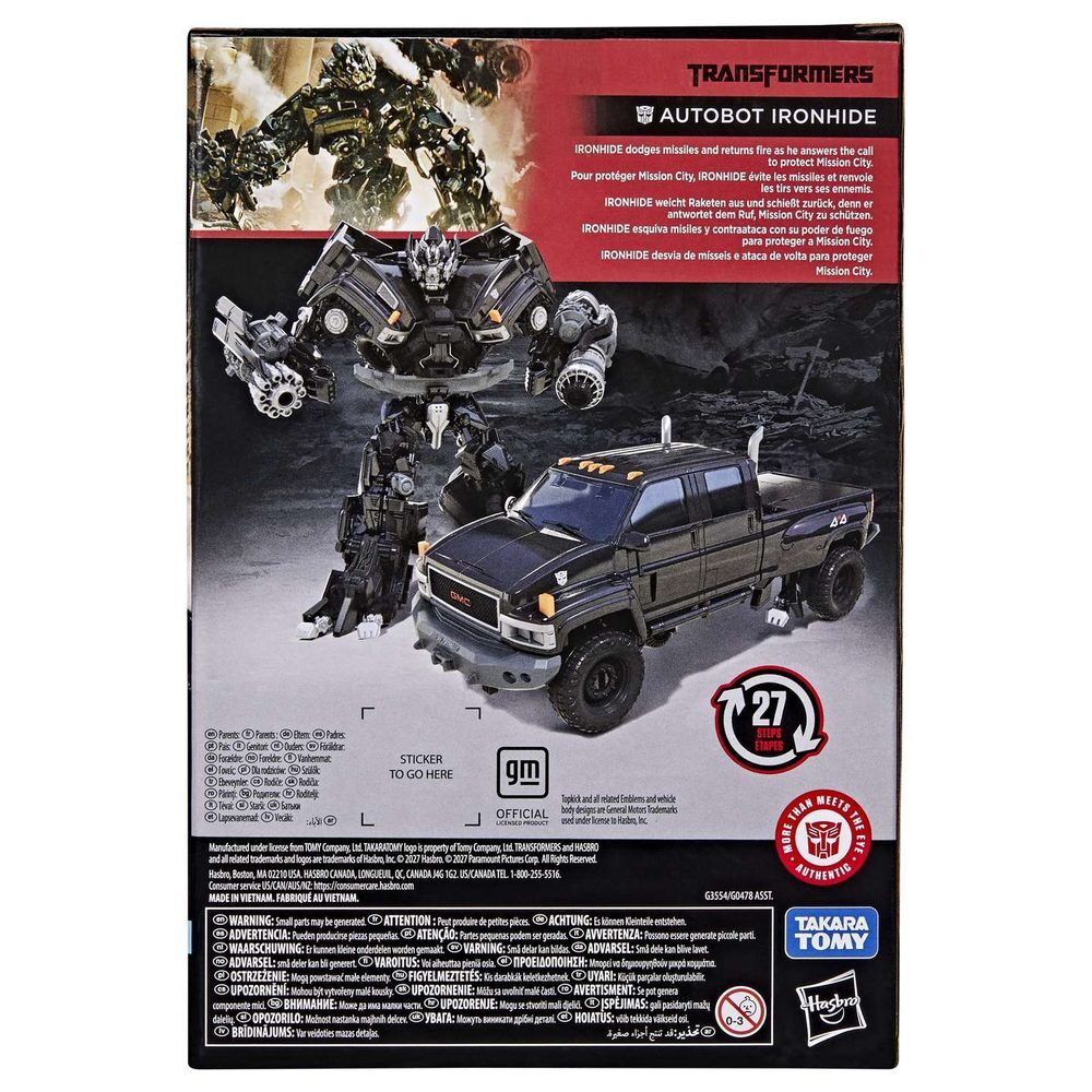 Figura Autobot Ironhide Transformers 16,5cm