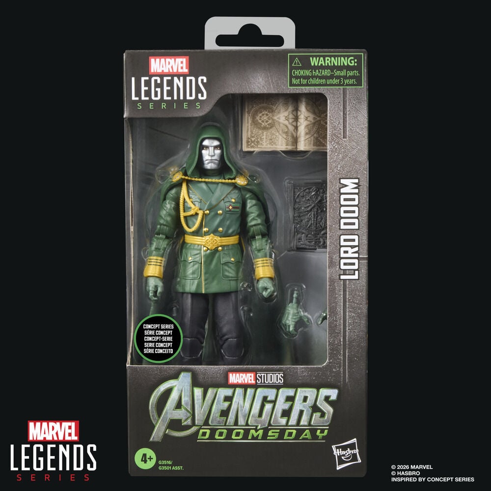 Figura Lord Doom Avengers Doomsday Marvel Legends Series 15cm