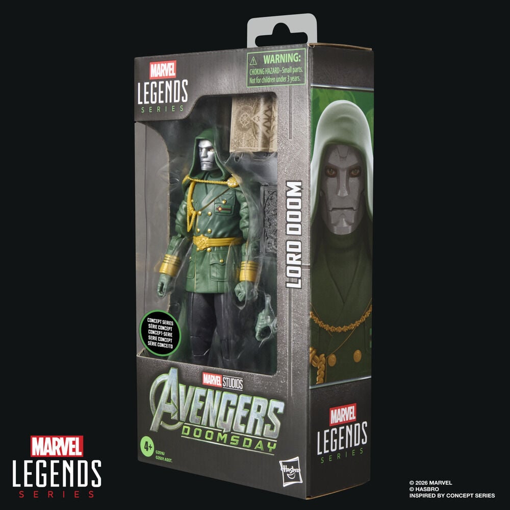 Figura Lord Doom Avengers Doomsday Marvel Legends Series 15cm