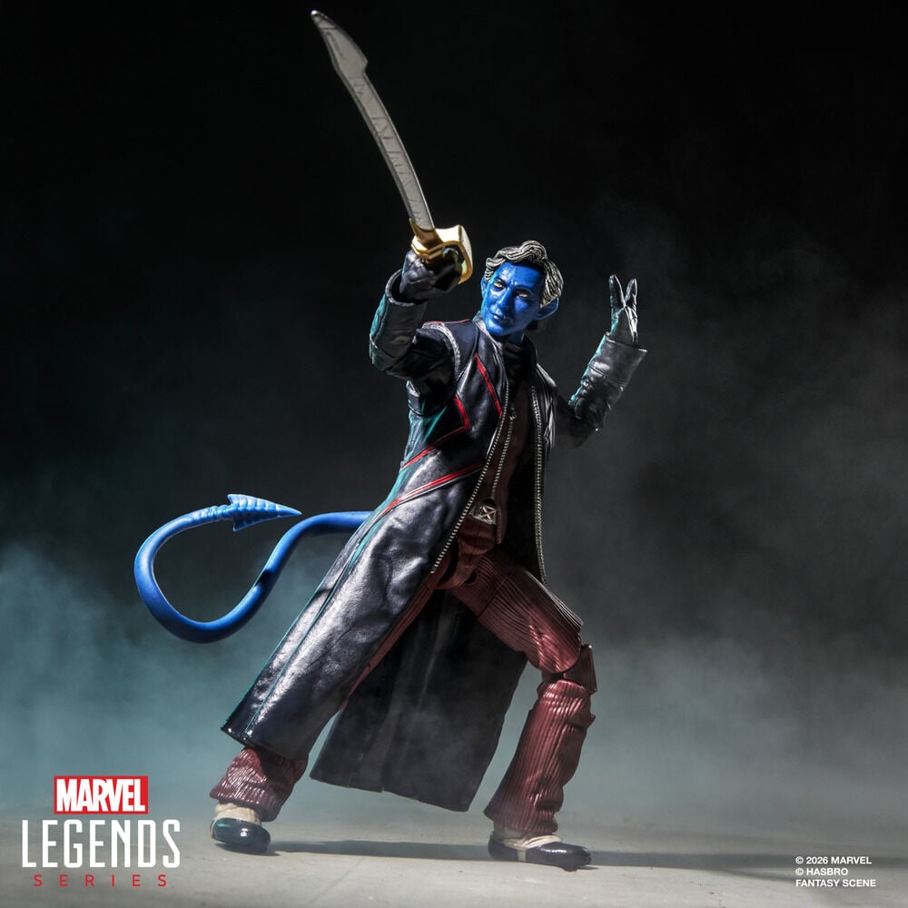 Figura Nightcrawler Avengers Doomsday Marvel Legends Series 15cm