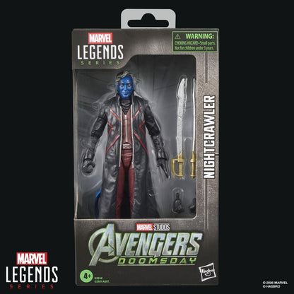 Figura Nightcrawler Avengers Doomsday Marvel Legends Series 15cm