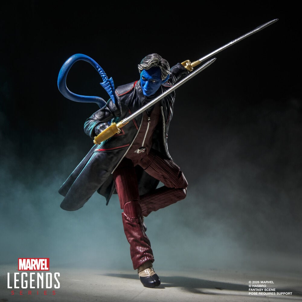 Figura Nightcrawler Avengers Doomsday Marvel Legends Series 15cm