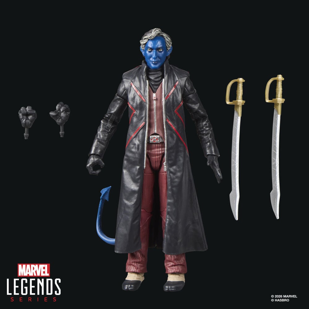 Figura Nightcrawler Avengers Doomsday Marvel Legends Series 15cm