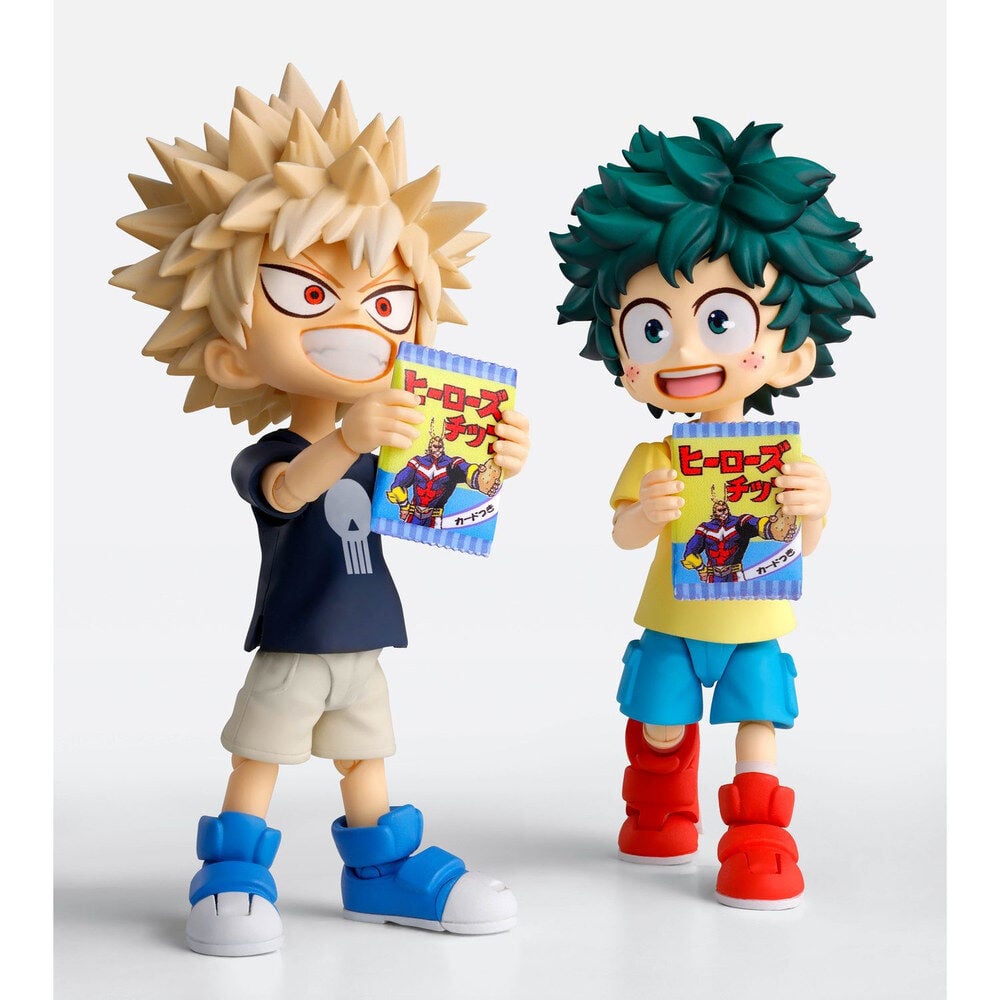 Figura S.H. Figuarts Izuku Midoriya & Katsuki Bakugo Childhood My Hero Academia 8,5cm
