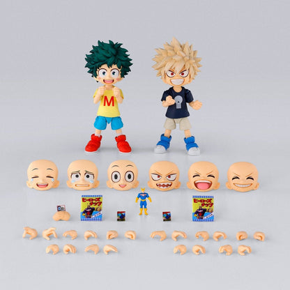 Figura S.H. Figuarts Izuku Midoriya & Katsuki Bakugo Childhood My Hero Academia 8,5cm