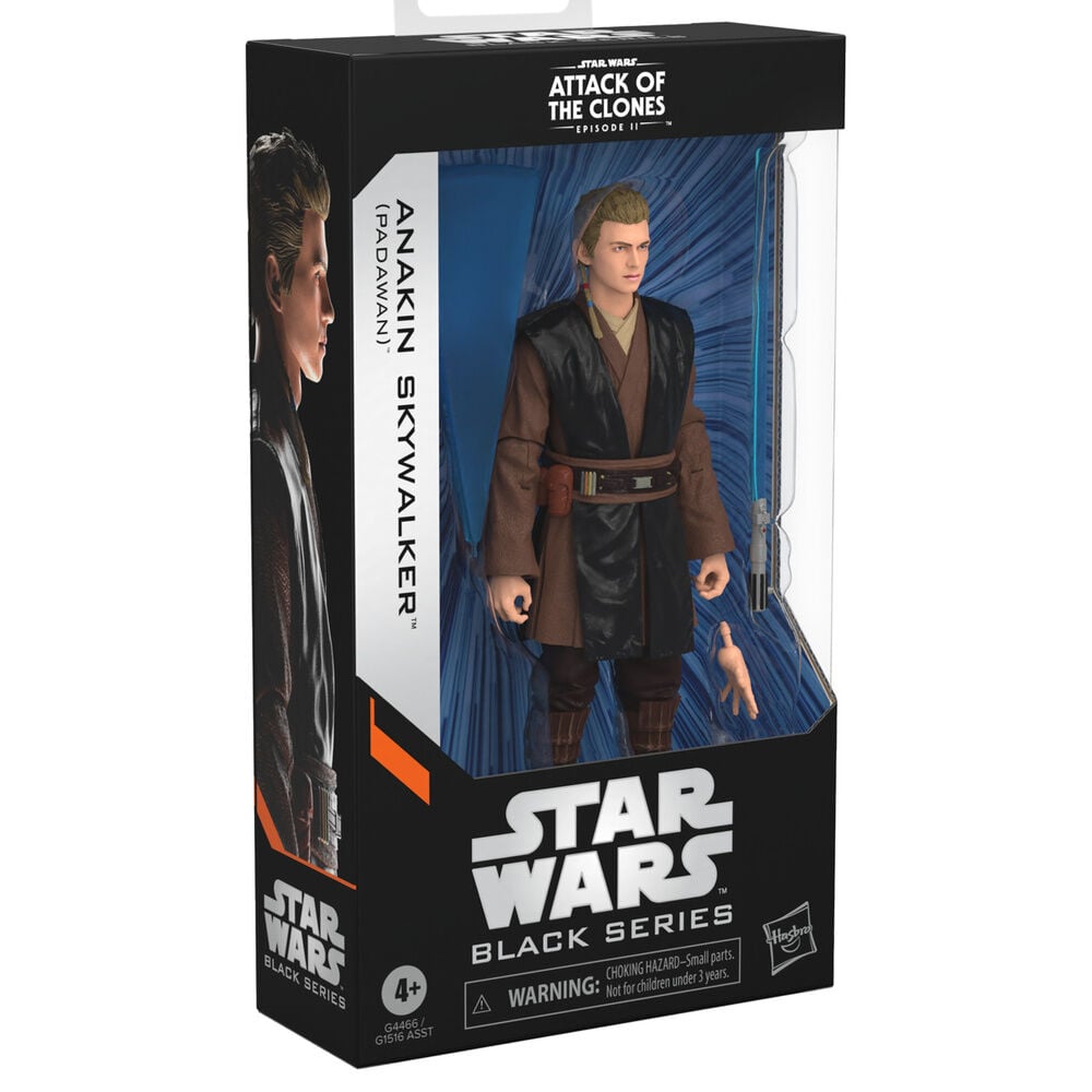 Figura Anakin Skywalker Attack Of The Clones Star Wars Black Series 15cm