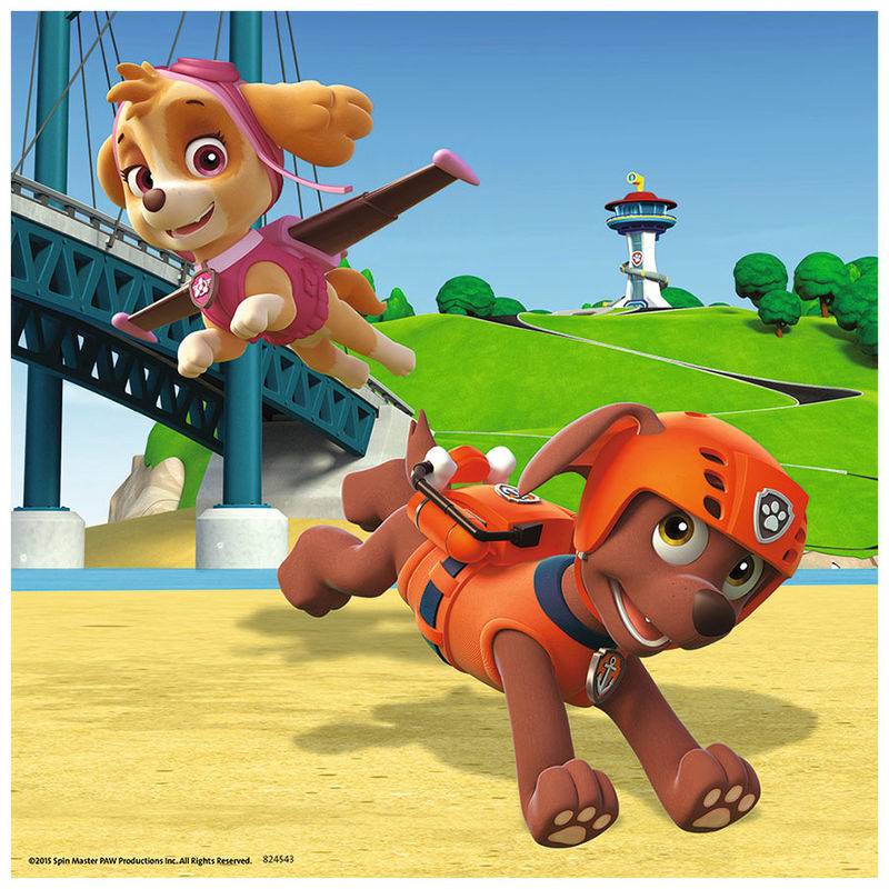 Puzzles Patrulla Canina Paw Patrol 3x49pz