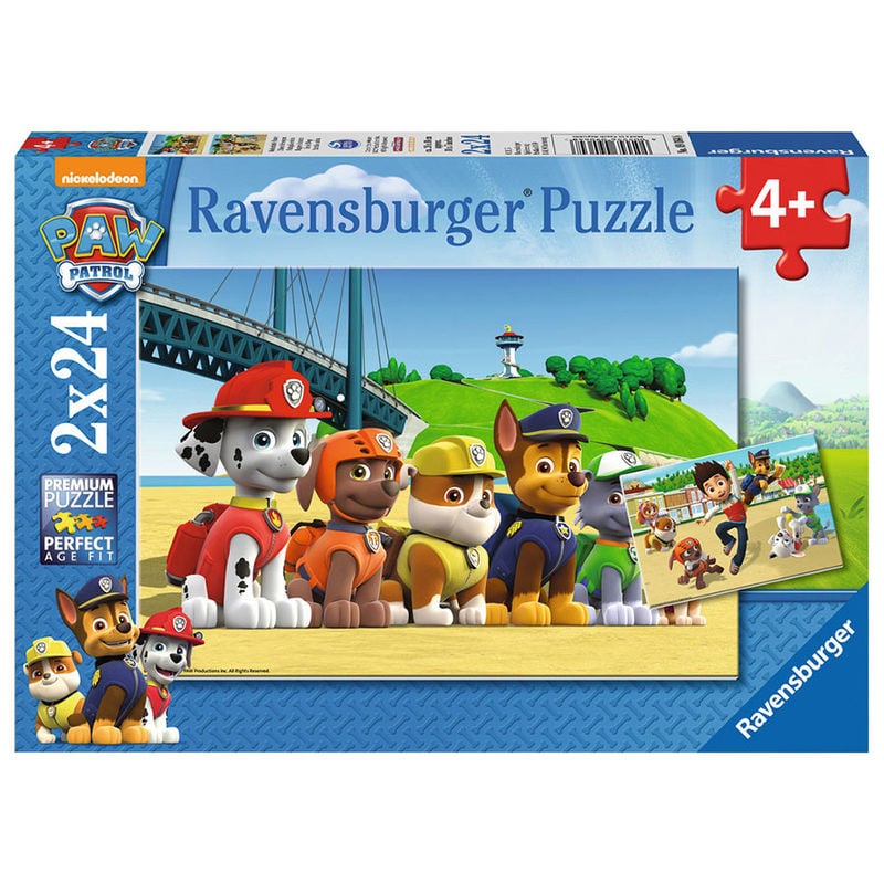 Puzzle Patrulla Canina Paw Patrol Beach 2x24pz - imagen 2
