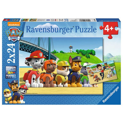 Puzzle Patrulla Canina Paw Patrol Beach 2x24pz - imagen 2