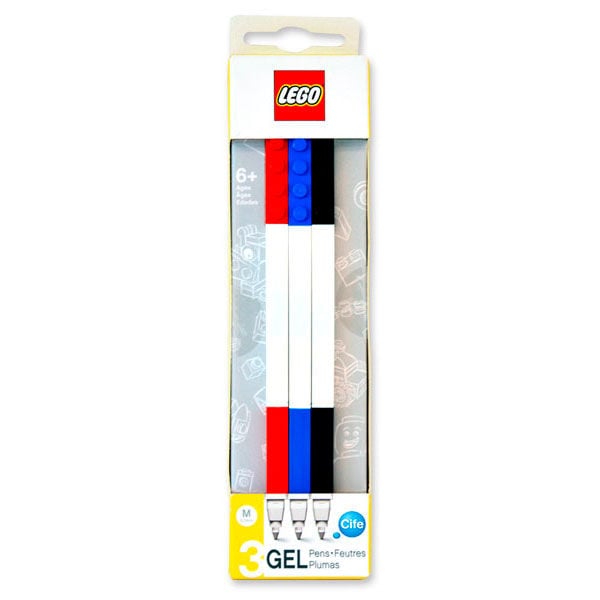 Set 3 boligrafos gel Lego
