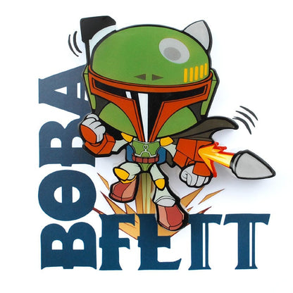 Lampara 3D Light FX mini Boba Fett Star Wars - imagen 4