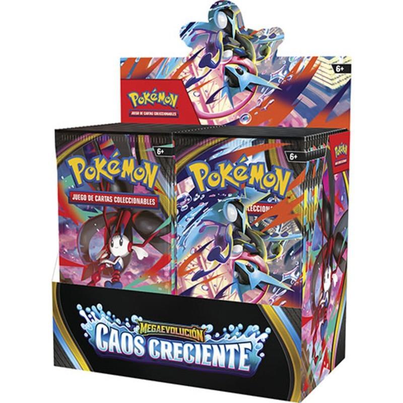 Caja Sobres Megaevolución - CAOS CRECIENTE POKÉMON Español