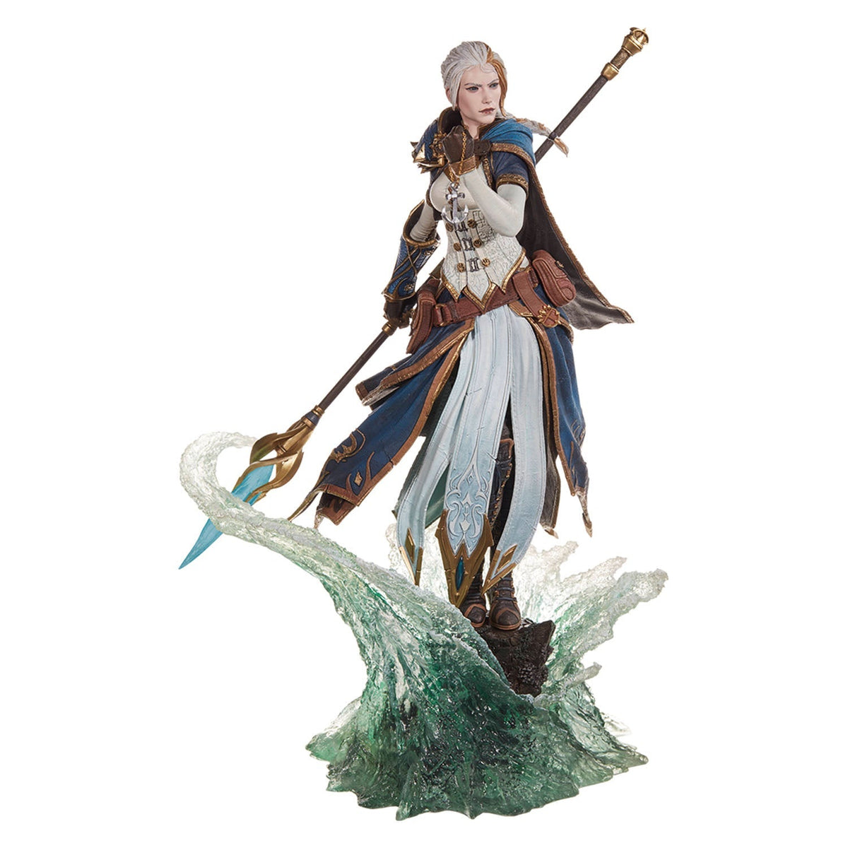 World of Warcraft Jaina Proudmoore Premium Statue - vista frontal oficial Blizzard