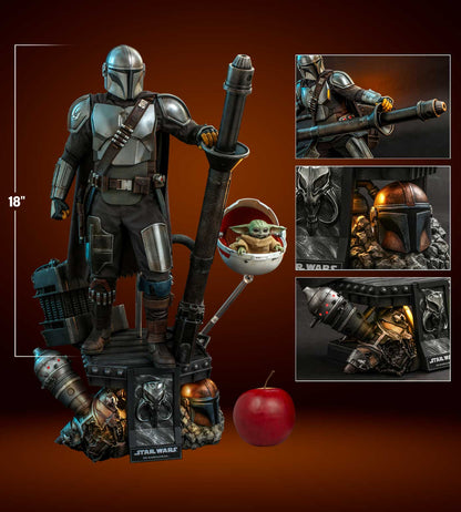 Hot Toys The Mandalorian & The Child Deluxe 1/4 QS017 - escala