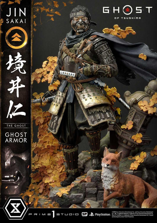 Estatua Ghost of Tsushima Statue 1/4 Jin Sakai 58 cm Regular Limited Edition Tamaño: 85/200