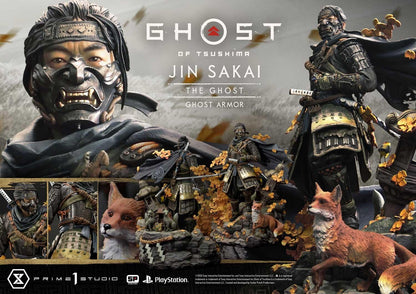 Estatua Ghost of Tsushima 1/4 Jin Sakai 58 cm Regular Limited Edition Nº 85/200