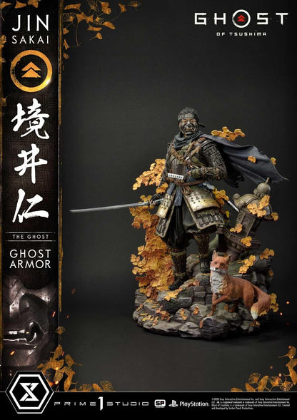 Estatua Ghost of Tsushima 1/4 Jin Sakai 58 cm Regular Limited Edition Nº 85/200