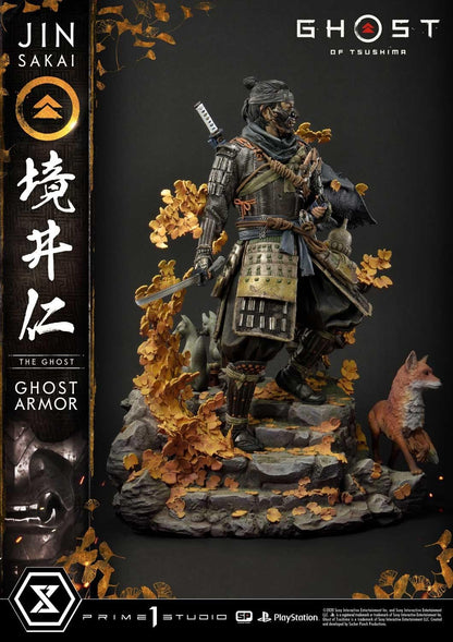Estatua Ghost of Tsushima 1/4 Jin Sakai 58 cm Regular Limited Edition Nº 85/200