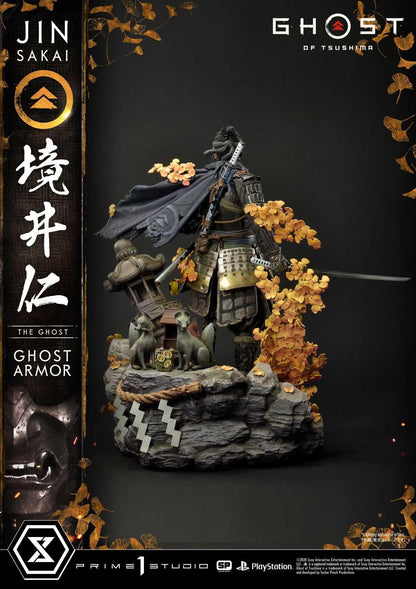Estatua Ghost of Tsushima 1/4 Jin Sakai 58 cm Regular Limited Edition Nº 85/200
