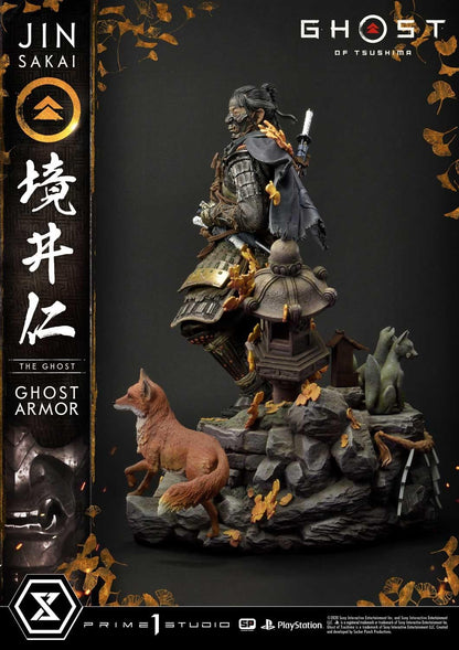 Estatua Ghost of Tsushima 1/4 Jin Sakai 58 cm Regular Limited Edition Nº 85/200