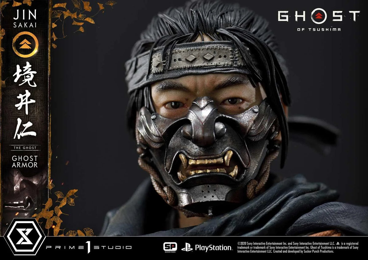 Estatua Ghost of Tsushima 1/4 Jin Sakai 58 cm Regular Limited Edition Nº 85/200