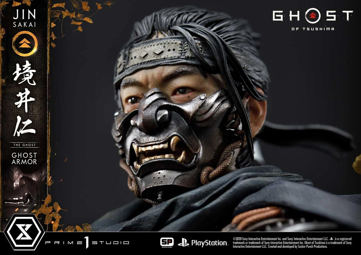 Estatua Ghost of Tsushima 1/4 Jin Sakai 58 cm Regular Limited Edition Nº 85/200