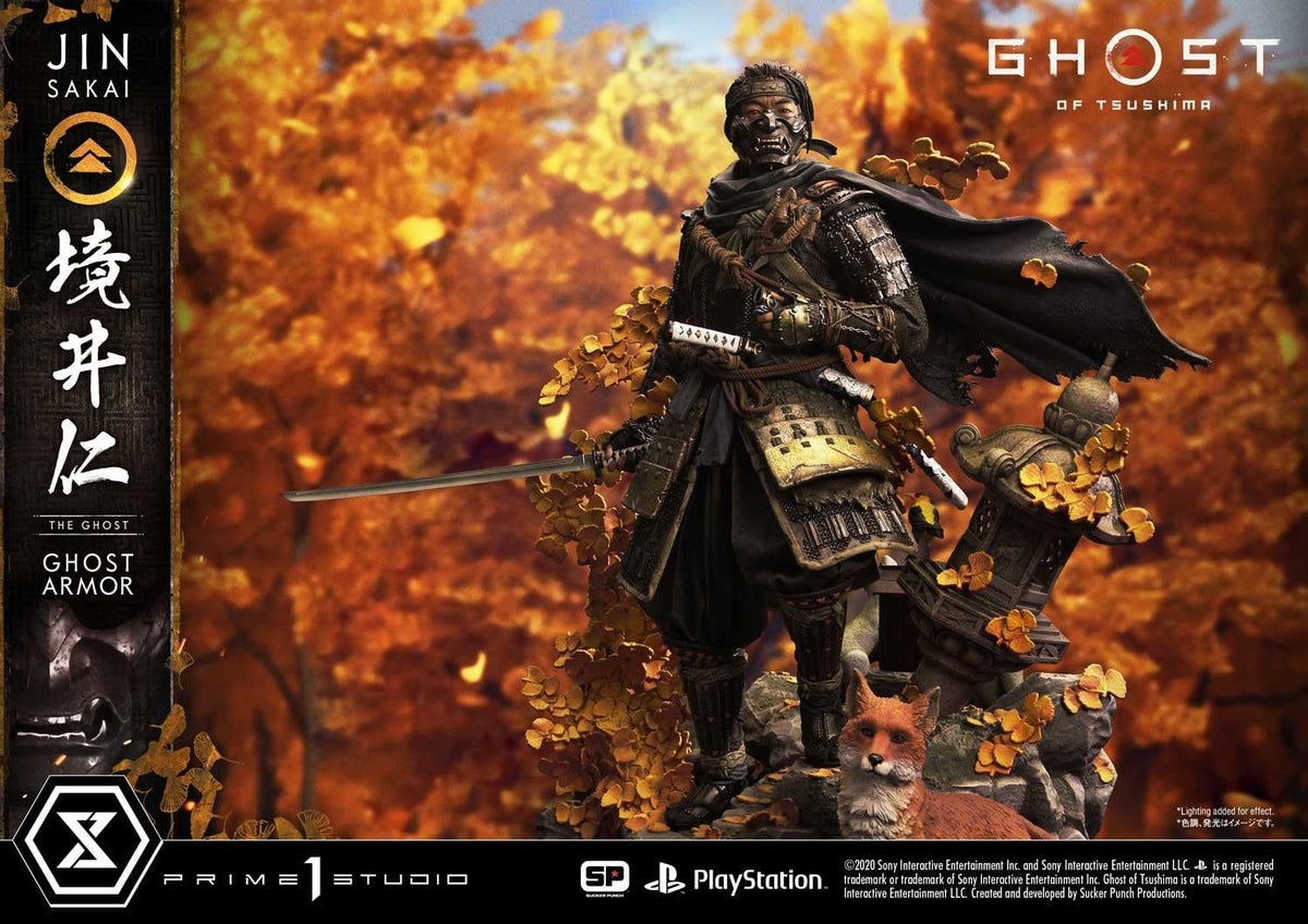 Estatua Ghost of Tsushima 1/4 Jin Sakai 58 cm Regular Limited Edition Nº 85/200