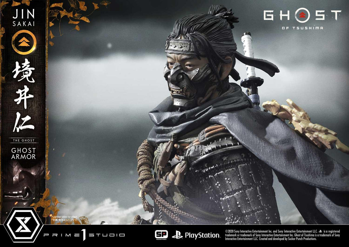 Estatua Ghost of Tsushima 1/4 Jin Sakai 58 cm Regular Limited Edition Nº 85/200