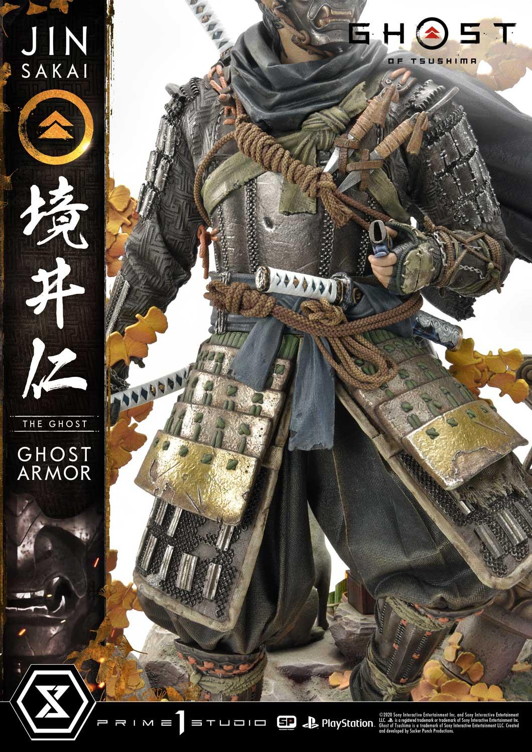 Estatua Ghost of Tsushima 1/4 Jin Sakai 58 cm Regular Limited Edition Nº 85/200