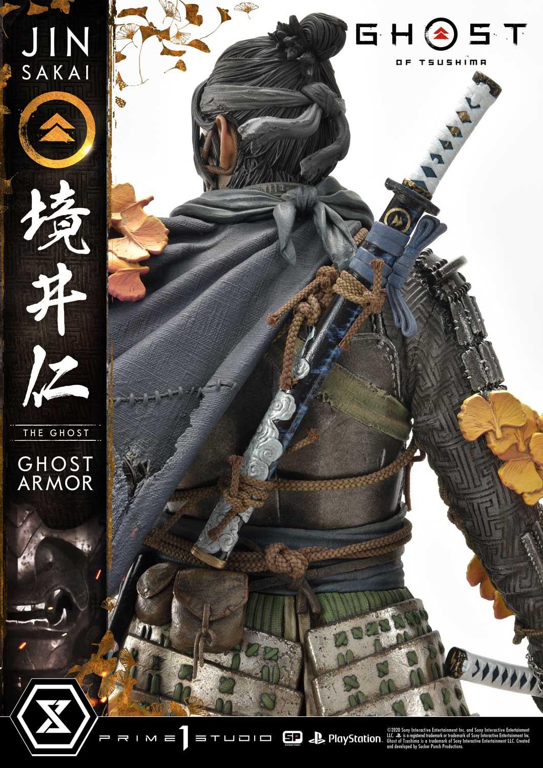 Estatua Ghost of Tsushima 1/4 Jin Sakai 58 cm Regular Limited Edition Nº 85/200