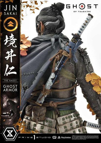 Estatua Ghost of Tsushima 1/4 Jin Sakai 58 cm Regular Limited Edition Nº 85/200