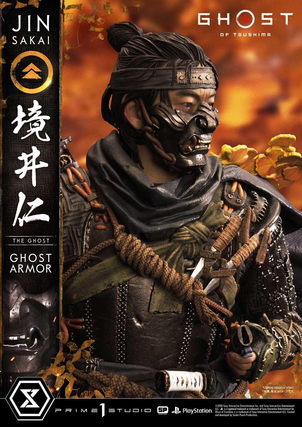 Estatua Ghost of Tsushima 1/4 Jin Sakai 58 cm Regular Limited Edition Nº 85/200