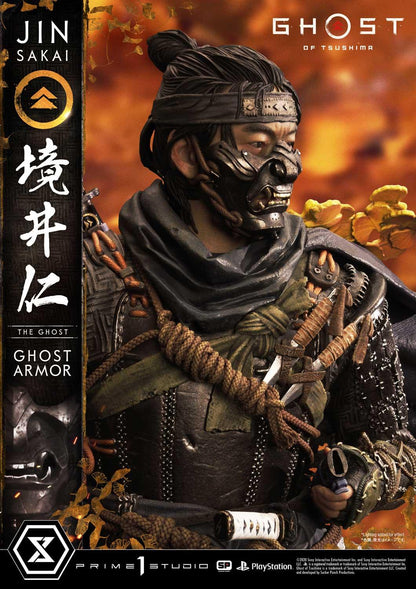 Estatua Ghost of Tsushima 1/4 Jin Sakai 58 cm Regular Limited Edition Nº 85/200