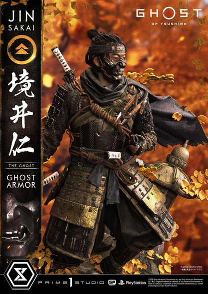 Estatua Ghost of Tsushima 1/4 Jin Sakai 58 cm Regular Limited Edition Nº 85/200
