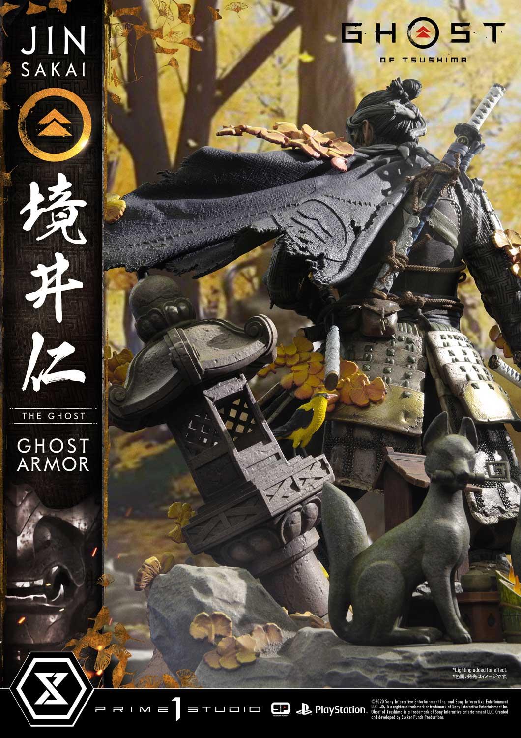 Estatua Ghost of Tsushima 1/4 Jin Sakai 58 cm Regular Limited Edition Nº 85/200