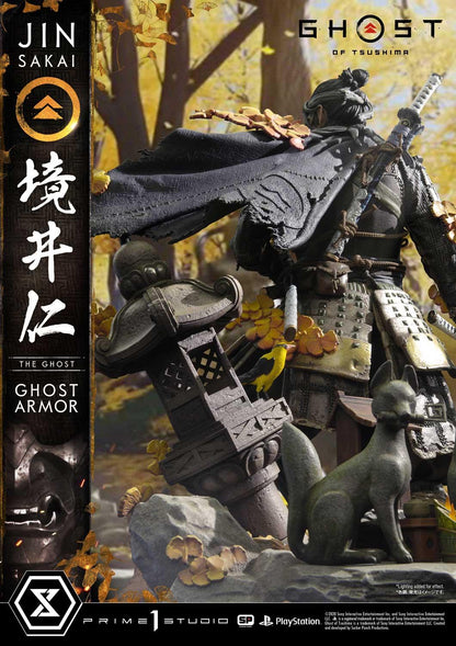 Estatua Ghost of Tsushima 1/4 Jin Sakai 58 cm Regular Limited Edition Nº 85/200